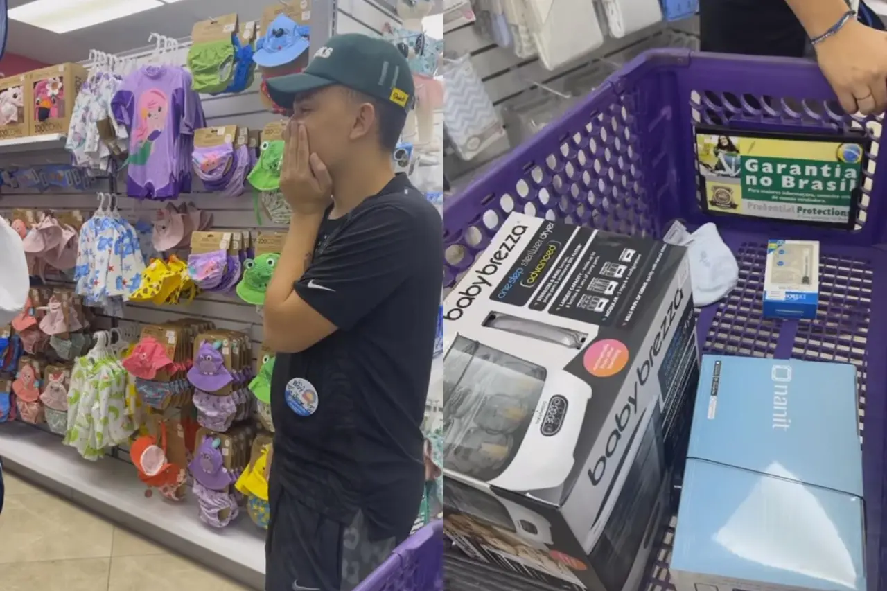 Imagem da notícia: João Gomes gasta mais de R$ 25 mil nos Estados Unidos em compras de enxoval do primeiro filho 
