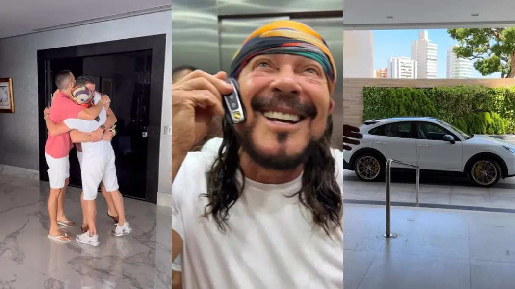 Imagem da notícia: Em aniversário de 71 anos, Bell Marques ganha carro dos filhos avaliado em R$ 1,3 milhão