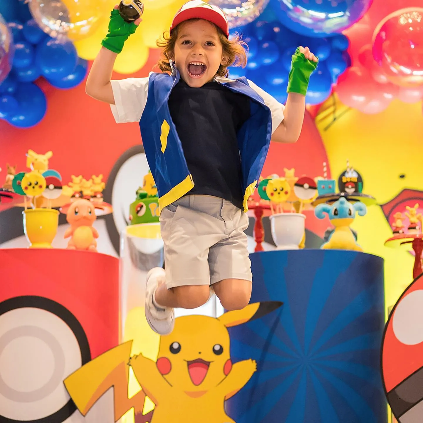 A festa de Dom ganhou o tema Pokémon