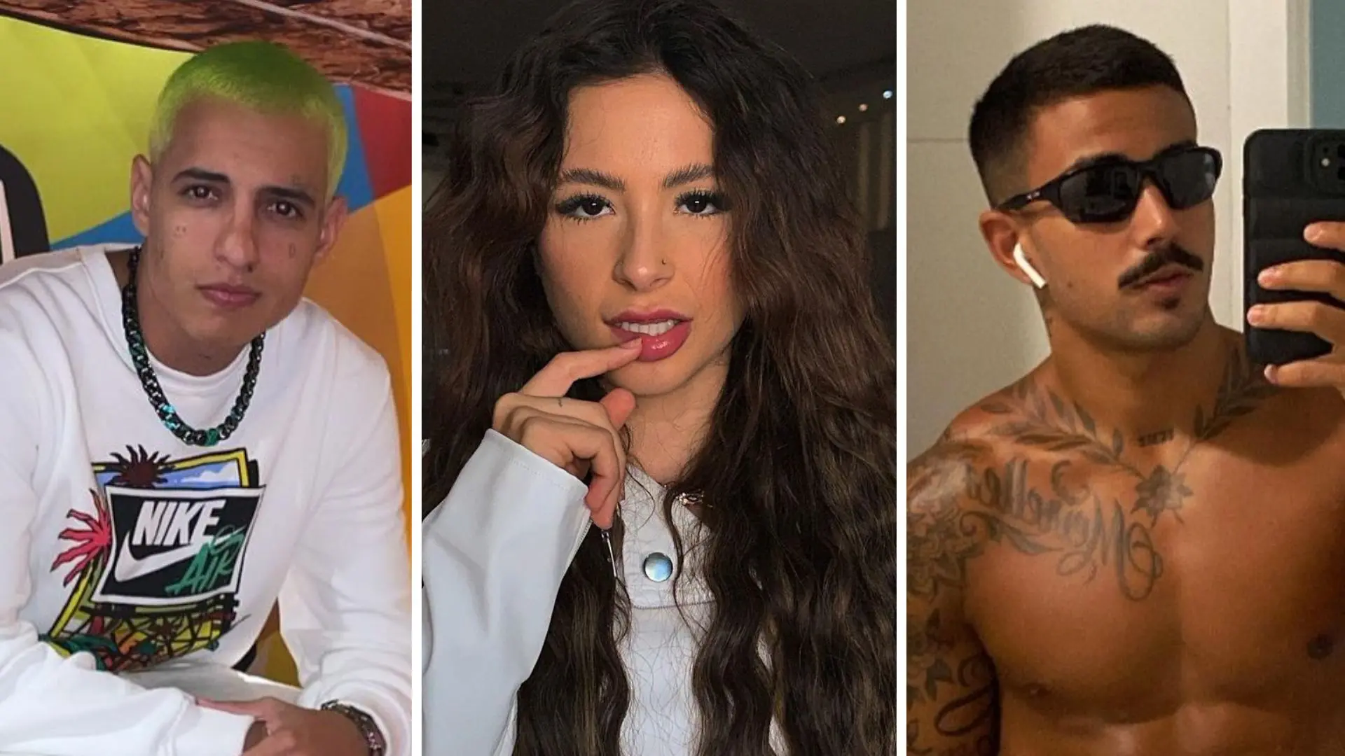 Imagem da notícia: Após beijar Yuri Meirelles, Nathalia Valente é exposta por Kaio Viana: 'não vou ficar com ninguém'