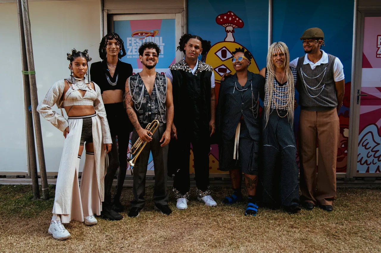 Mateus Fazeno Rock antes de apresentação no Festival Zepelim, em Fortaleza