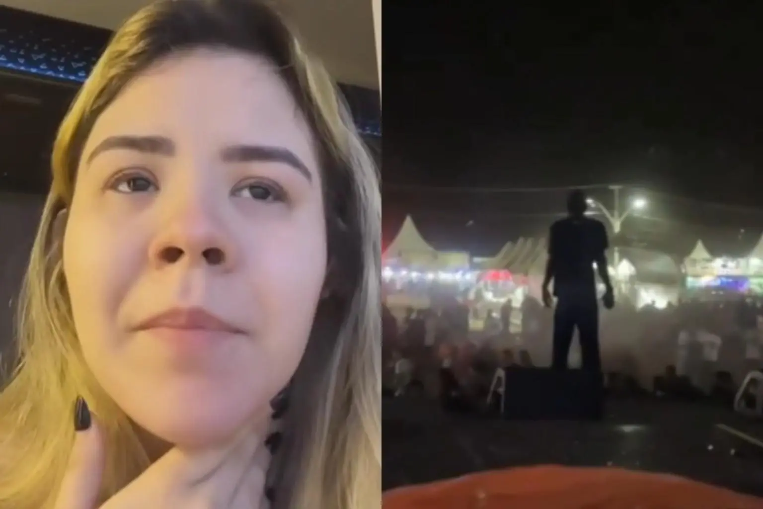 Imagem da notícia: Tiroteio deixa dois mortos em show de Japinha Conde, e cantora desmaia no palco, no Espírito Santo