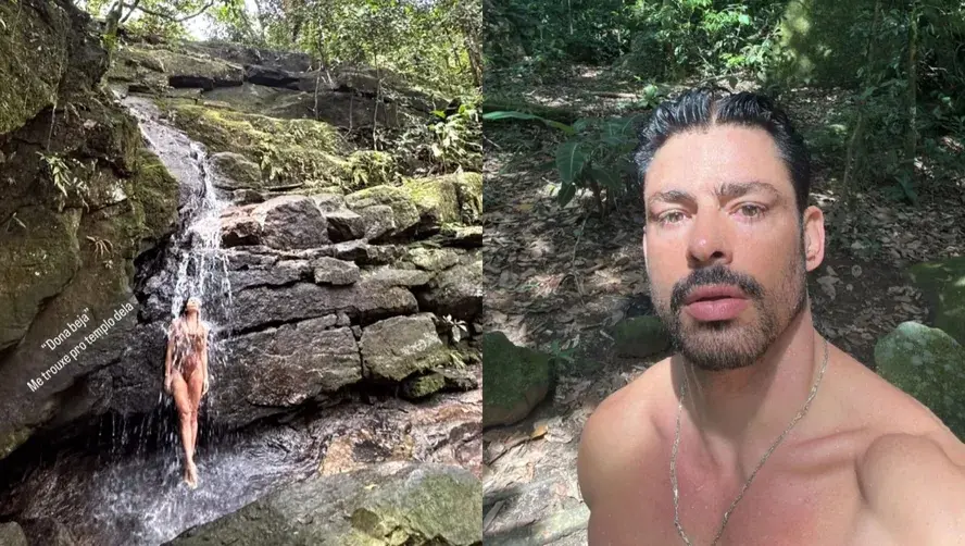 Imagem da notícia: Grazi Massafera e Cauã Reymond postam fotos em locais semelhantes; assessoria da atriz se manifesta