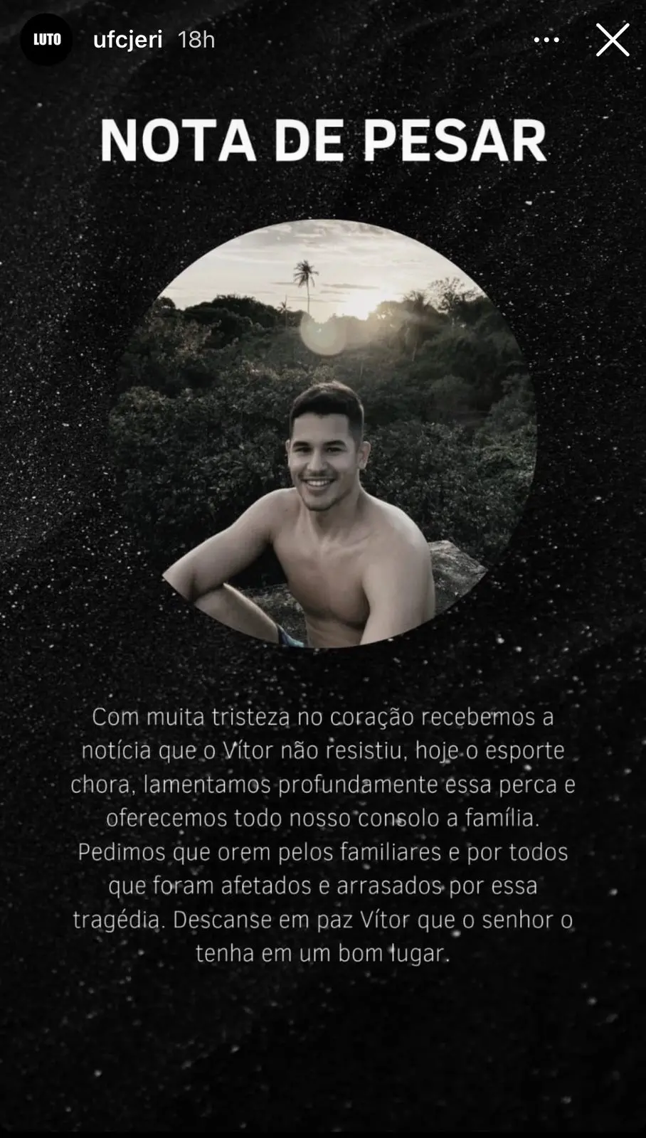 Imagem da notícia: Lutador morre após nocaute em competição amadora de luta em Jericoacoara