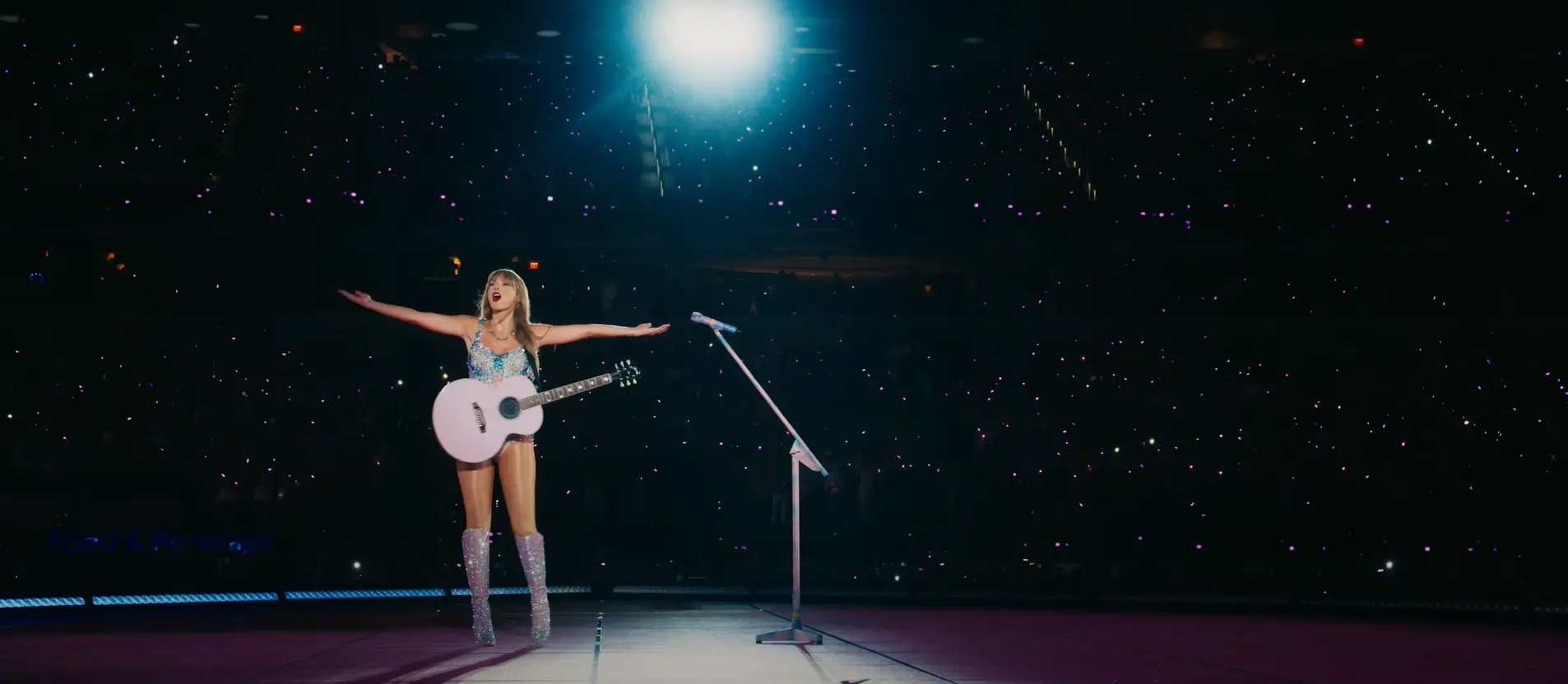 Imagem da notícia: 'The Eras Tour', filme de Taylor Swift, arrecada US$ 96 milhões em fim de semana de estreia