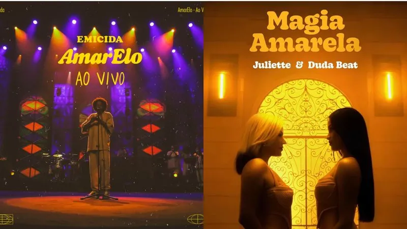 Comparação entre o álbum do Emicida e da nova música de Juliette e Duda Beat