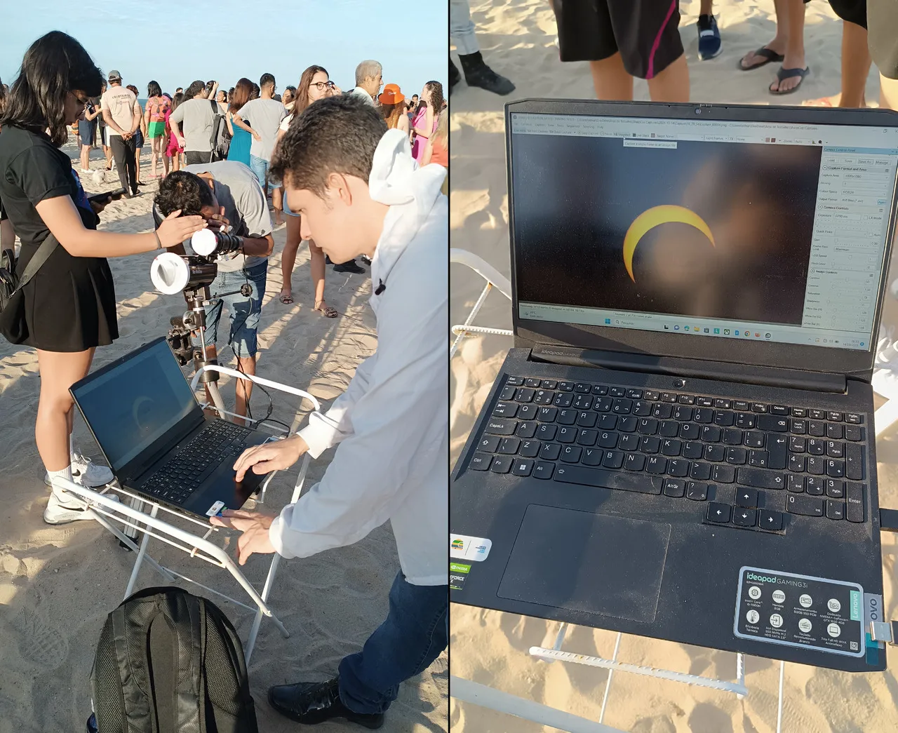 Registro do Eclipse em 83,65%