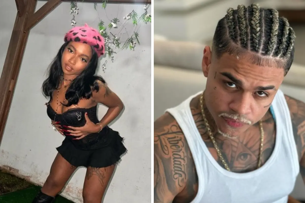 Imagem da notícia: MC Cabelinho divulga foto ao lado de cantora de trap e escreve: ‘Love gang’