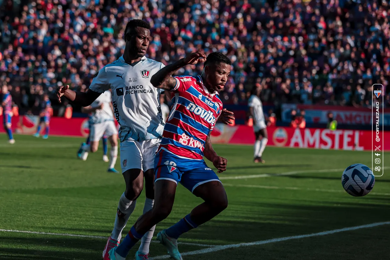 O Fortaleza fez um jogo abaixo do esperado na Final da Sul-Americana