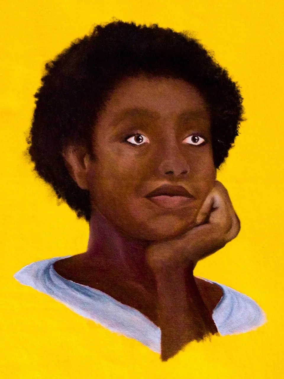 Comovida com a história de Maria Caboré e a inexistência de registros fotográficos dela, a artista visual Fhernanda Veloso, também do Crato, criou, em 2019, um rosto, com base na pesquisa de Edvania Barros. A técnica utilizada foi óleo sobre tela
