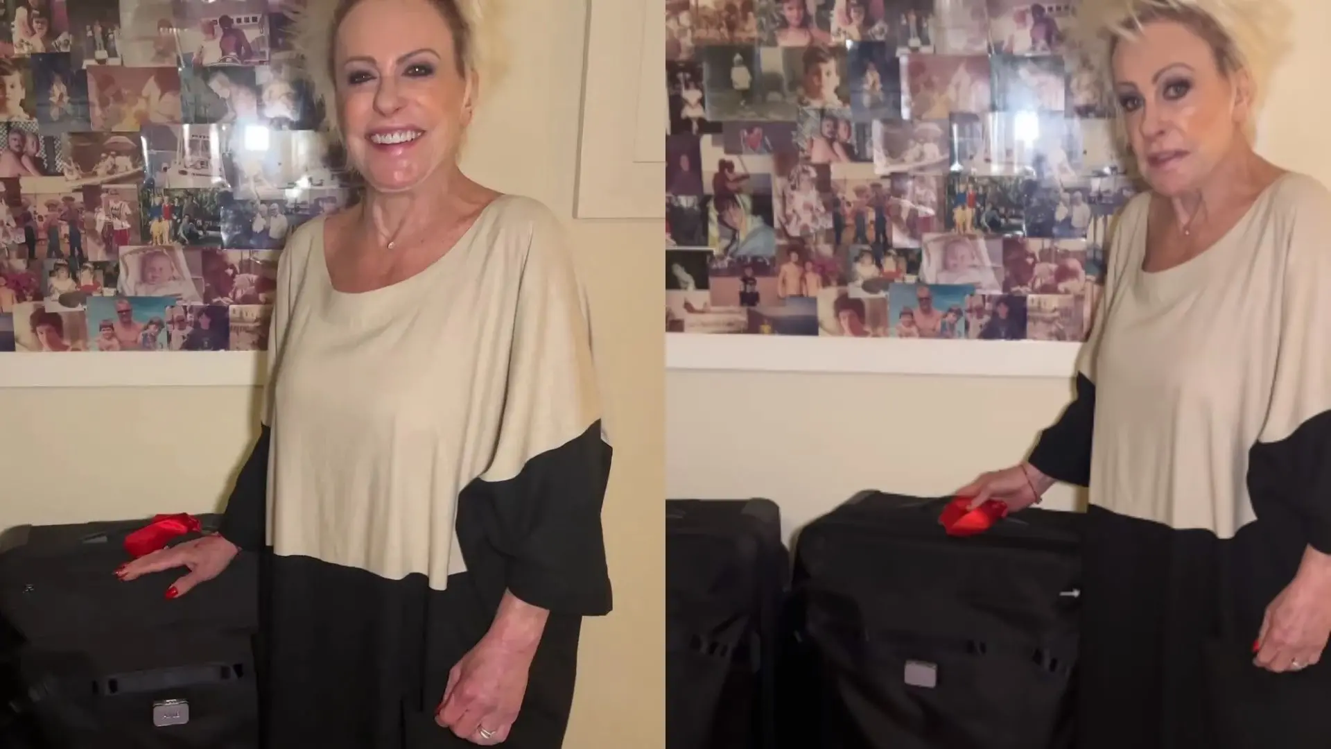 Imagem da notícia: Ana Maria Braga coloca câmera em mala para evitar que alguém mexa ou tente colocar objeto escondido
