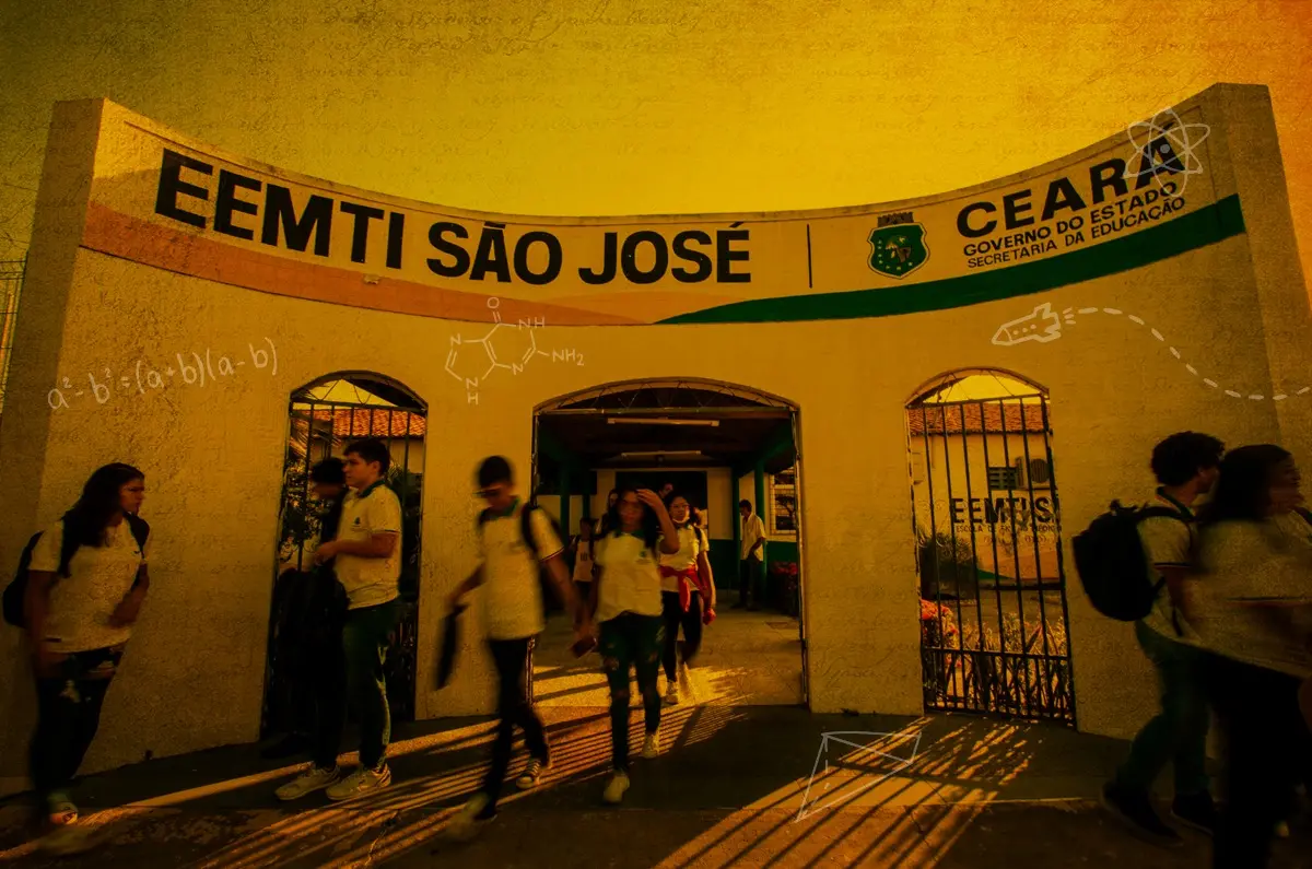 Imagem da notícia Escola de 74 anos concentra alunos mais pobres do CE e mantém nível de qualidade acima do esperado