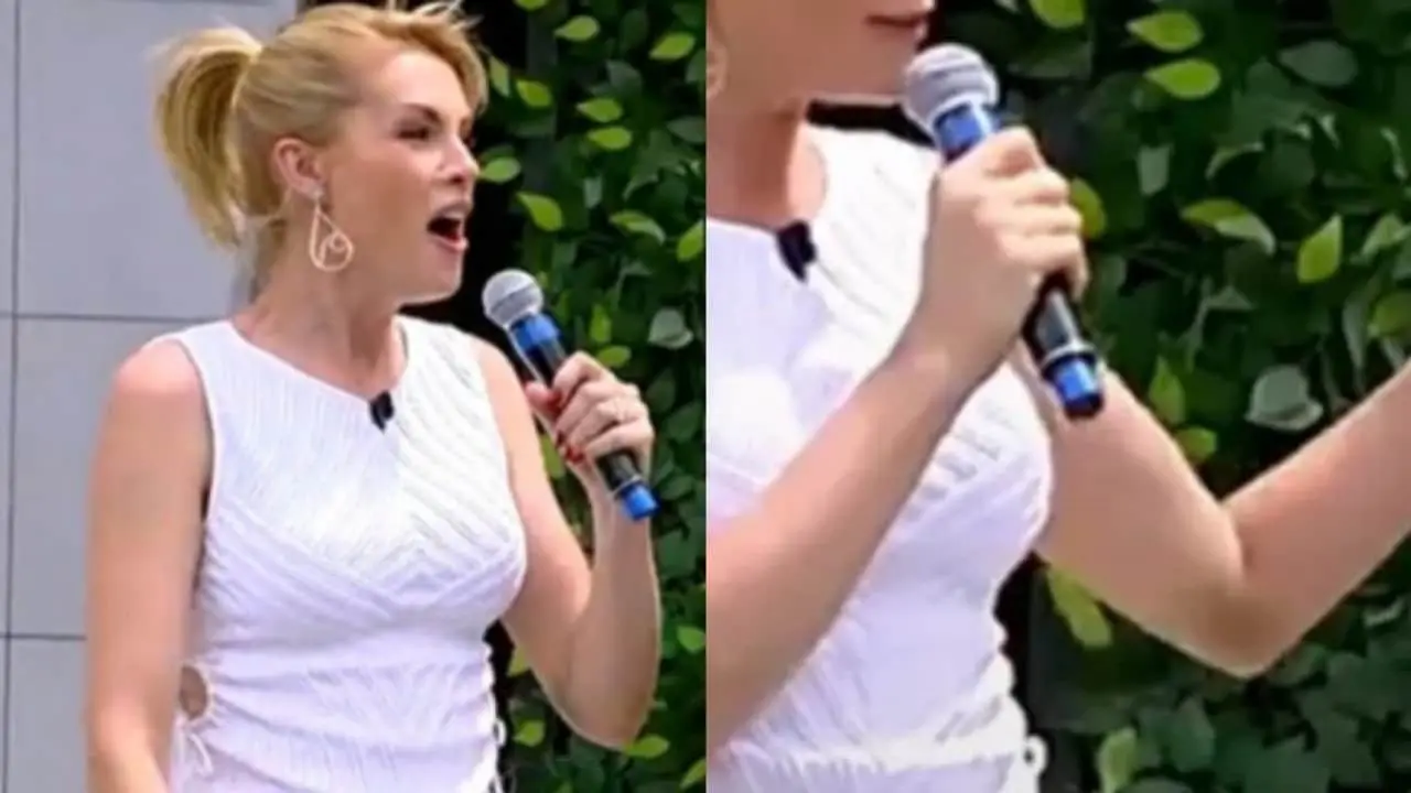 Imagem da notícia: Ana Hickmann apresenta 'Hoje em Dia' com hematoma no braço; assista