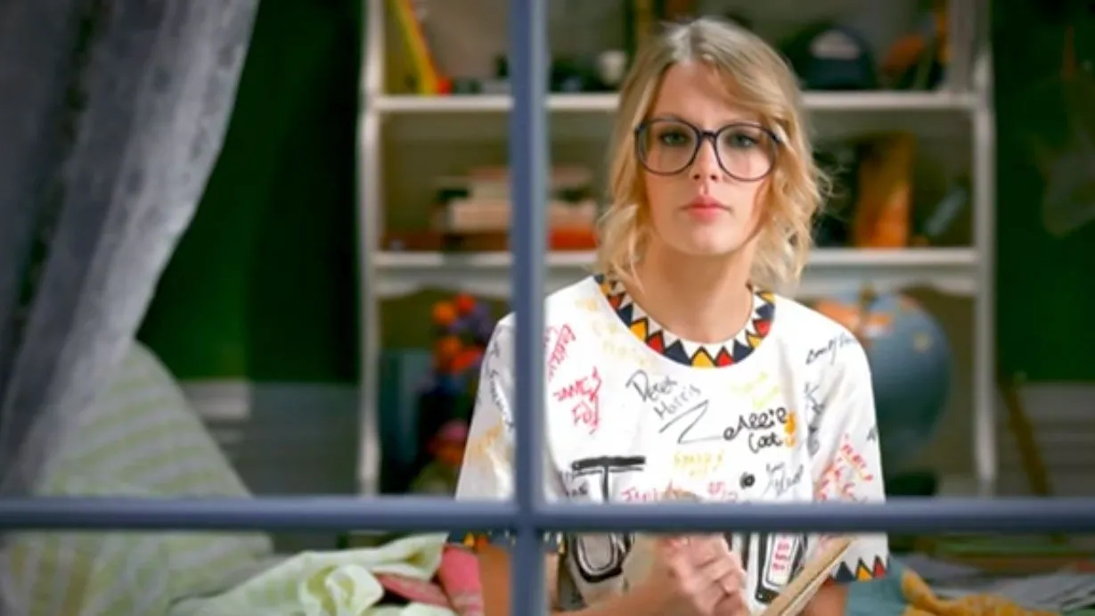 Taylor no clipe da música 