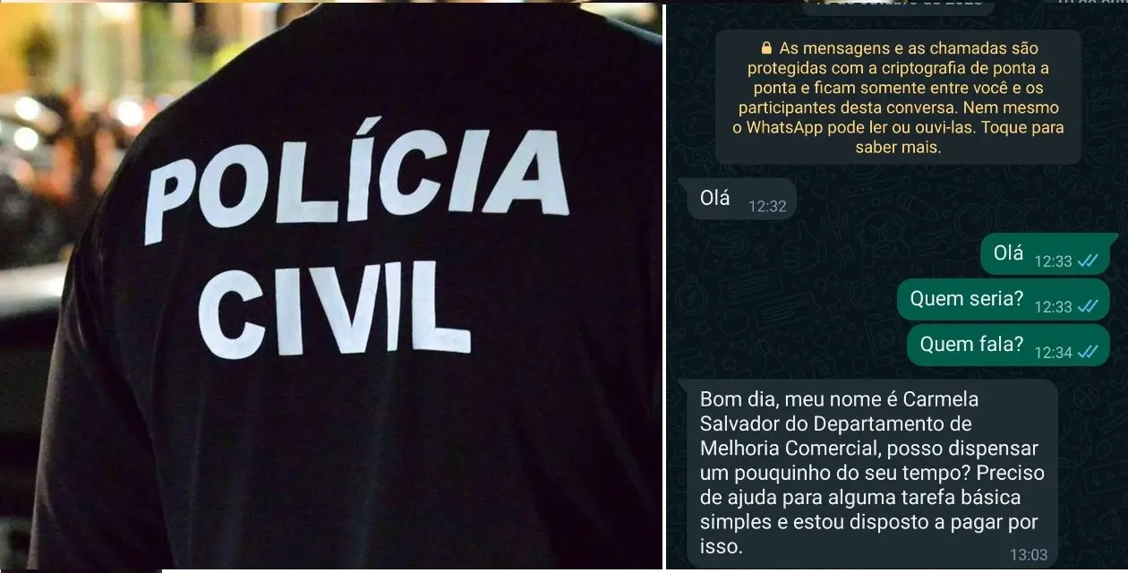 Imagem da notícia: Golpe da renda extra: vítimas relatam prejuízo de até R$ 60 mil e Polícia Civil do CE investiga
