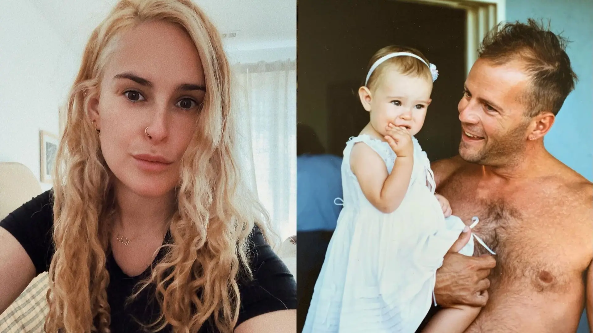Imagem da notícia: Filha de Bruce Willis compartilha foto antiga do ator: 'saudade do meu pai'