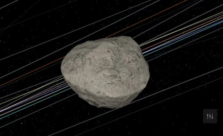 Imagem da notícia: Asteroide com tamanho comparado ao Empire State Building passará perto da Terra em 2029
