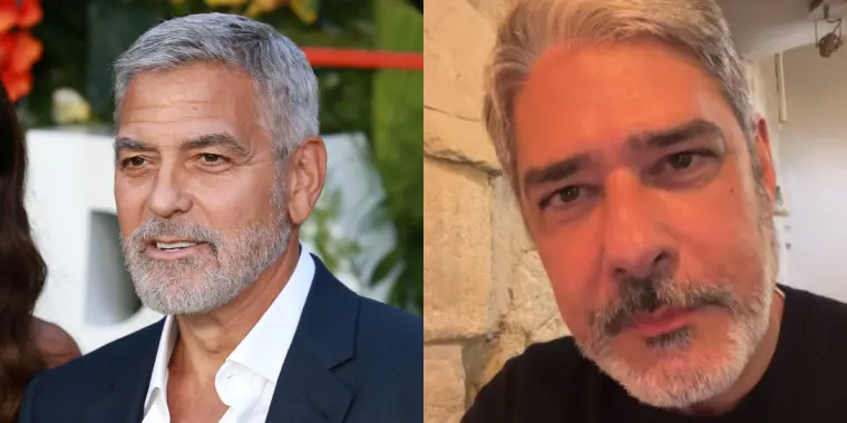 Imagem da notícia: William Bonner relata 'encontro' inusitado com George Clooney em Paris