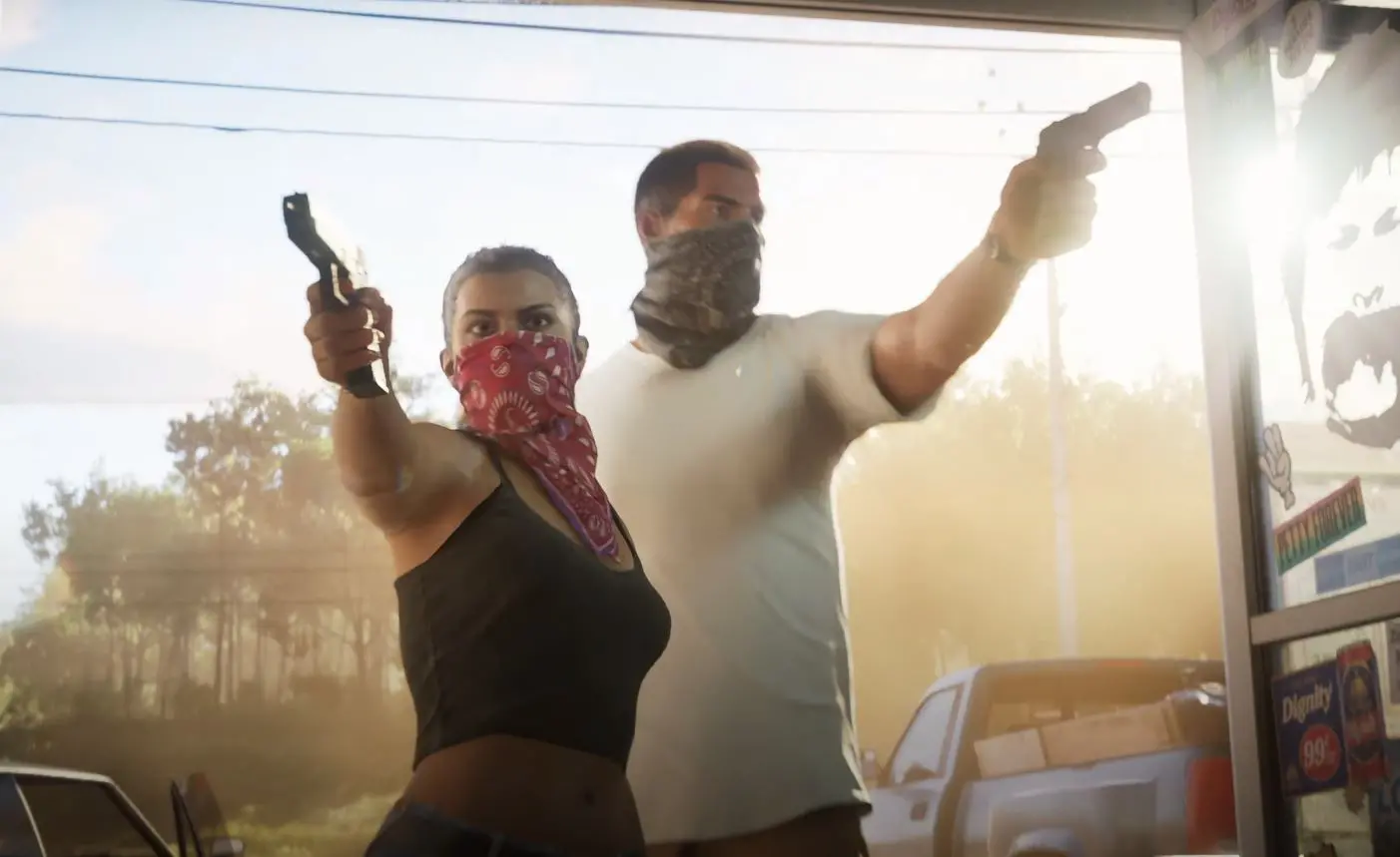 casal protagonista de GTA 6