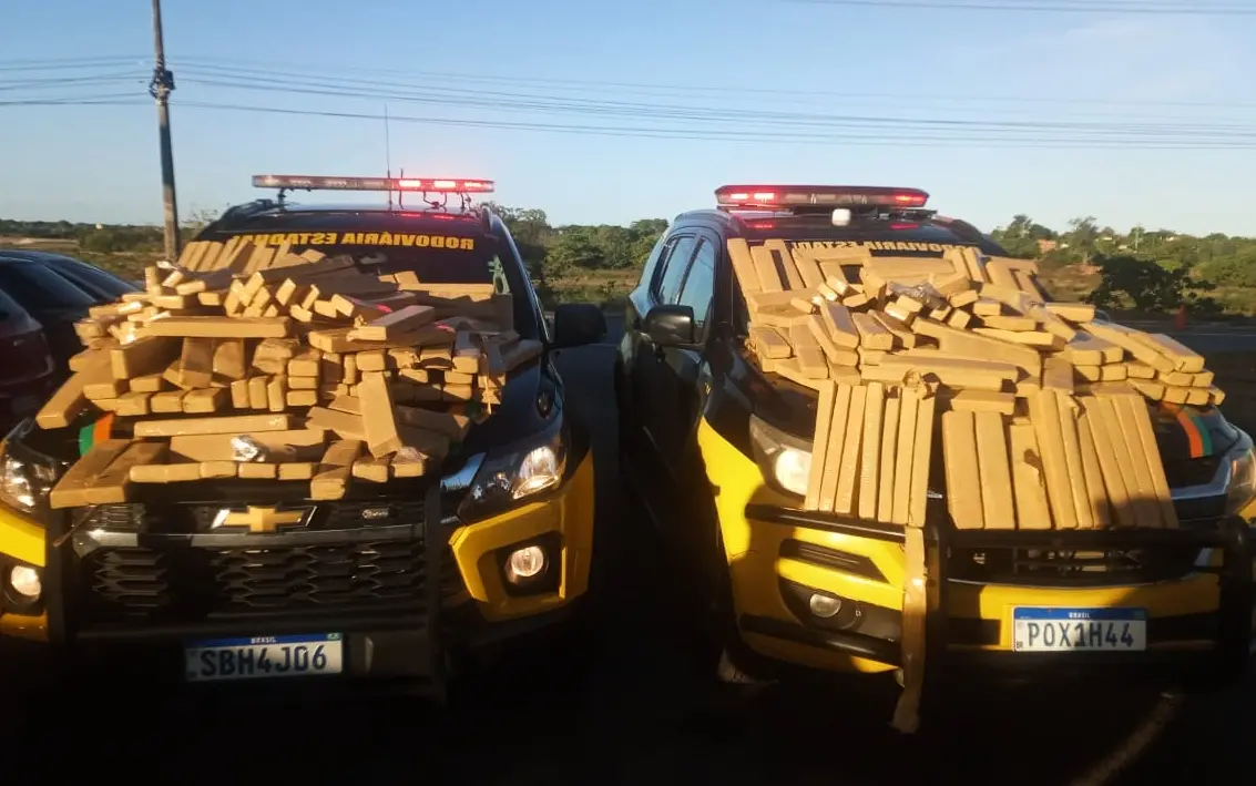Imagem da notícia: Homem é preso com cerca de 355 kg de maconha escondidos em carro na CE-350