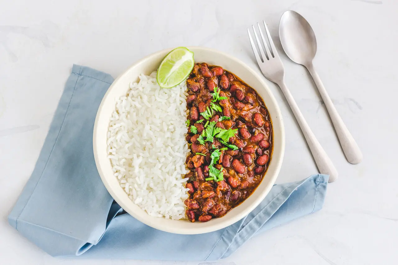 Arroz e feijão