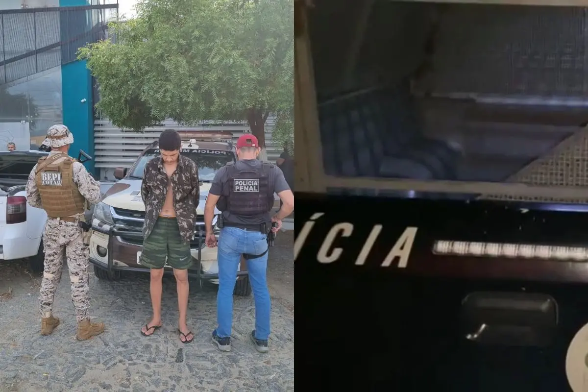 Imagem da notícia: Terceiro preso que fugiu de viatura após ser condenado por chacina é recapturado no Ceará 
