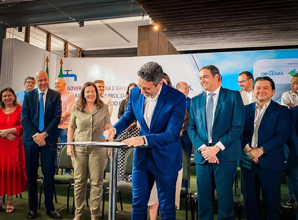 Ambiental Ceará assinou contrato de R$ 556 milhões com Banco do Nordeste para financiar obras de saneamento no Ceará