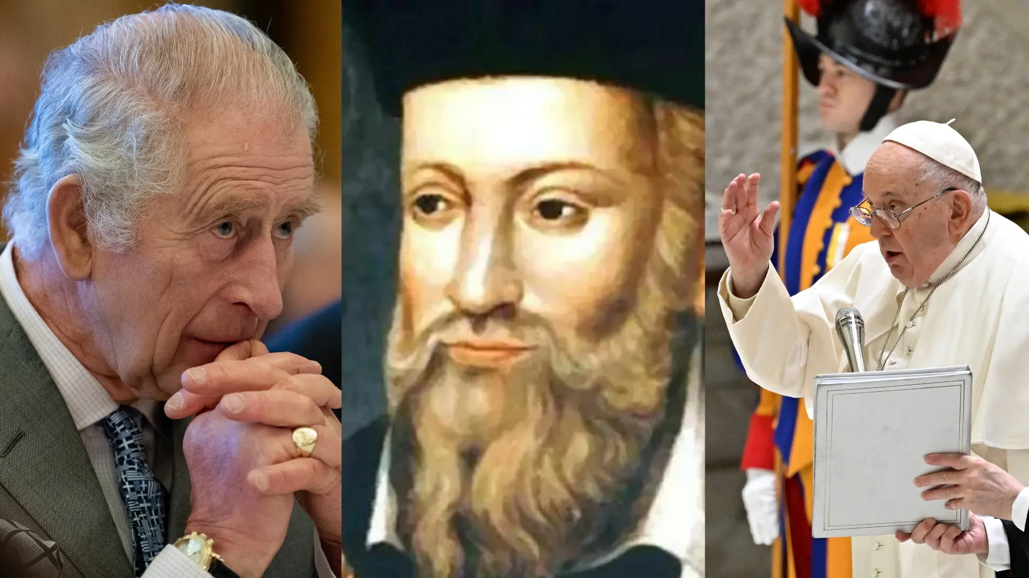 Imagem da notícia: Quais previsões de Nostradamus para 2024 ? Escritos do vidente têm revelações de seca e novo papa