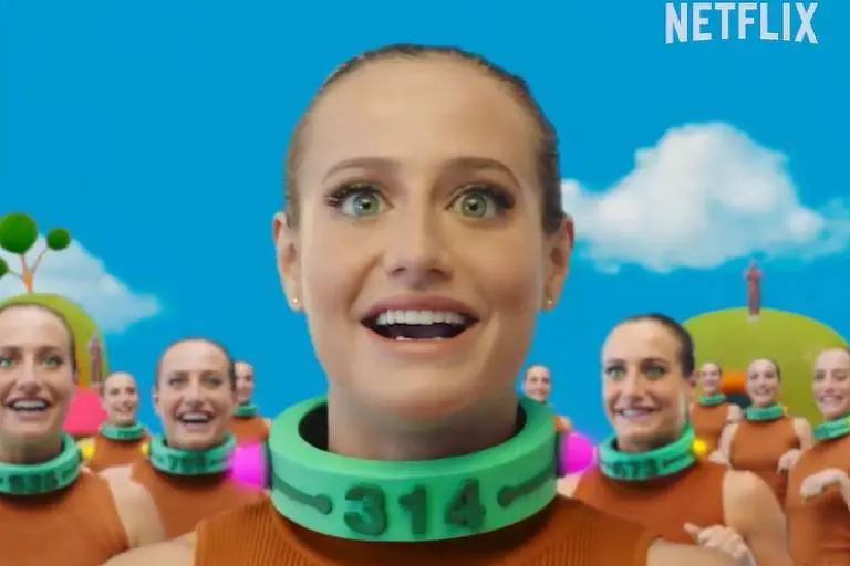 Imagem da notícia: A Fuga das Galinhas 2 estreia na Netflix com parceria de Bruna Griphao em referência a meme do BBB