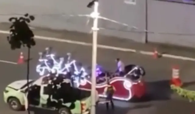 Imagem da notícia: Trenó do Papai Noel é apreendido durante blitz de trânsito em Salvador