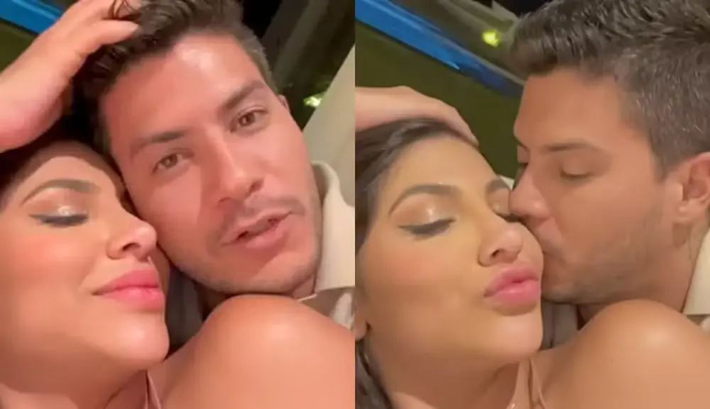 Imagem da notícia: Arthur Aguiar posta vídeo em clima de romance com Jheny Santucci