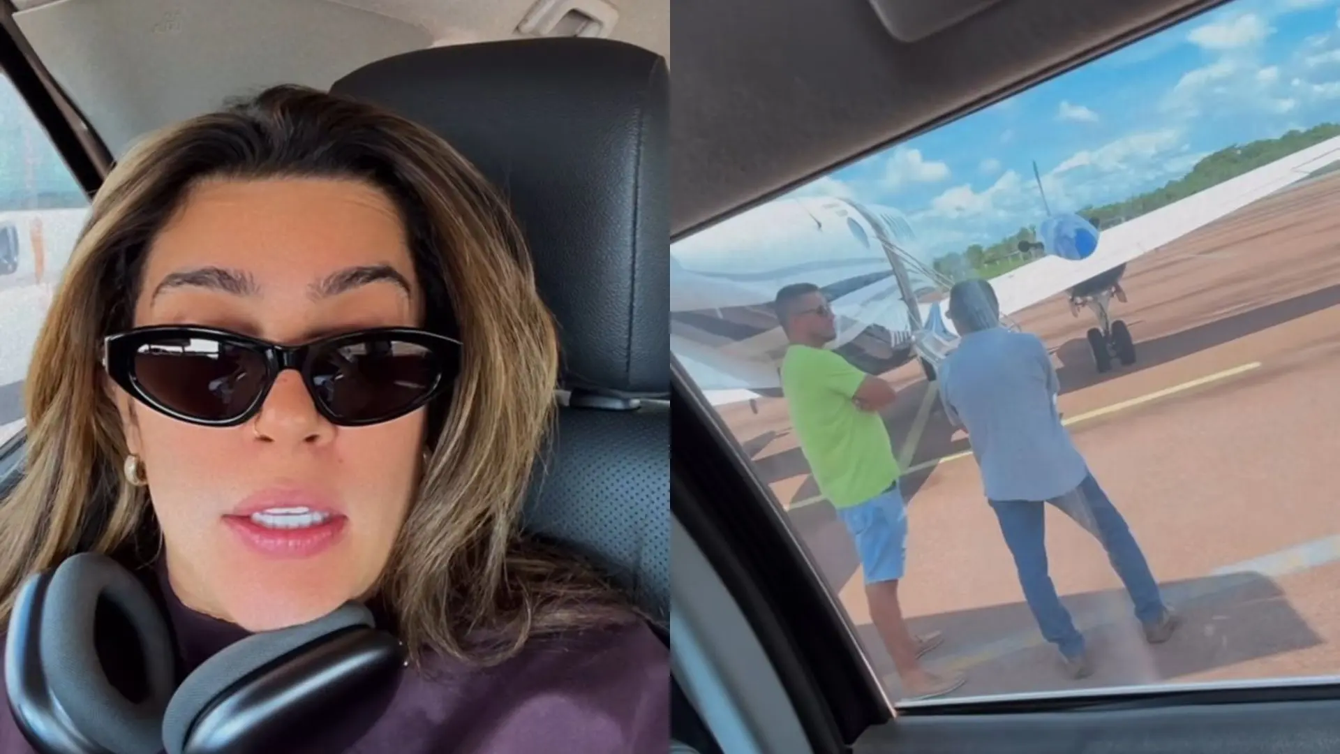 Imagem da notícia: Avião de Lauana Prado sofre tentativa de arrombamento no Mato Grosso
