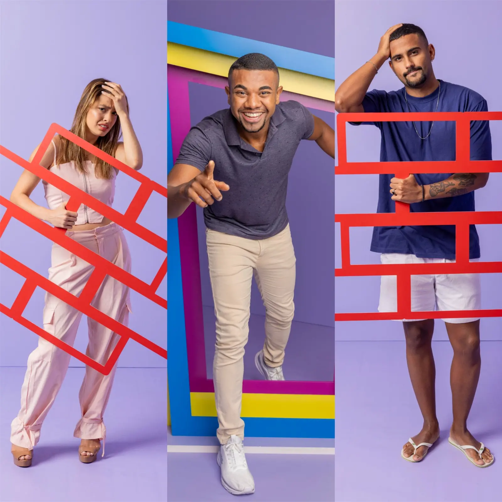 Imagem da notícia: Enquete BBB 24: Beatriz, Davi ou Lucas Pizane? Vote em quem você quer que fique no jogo