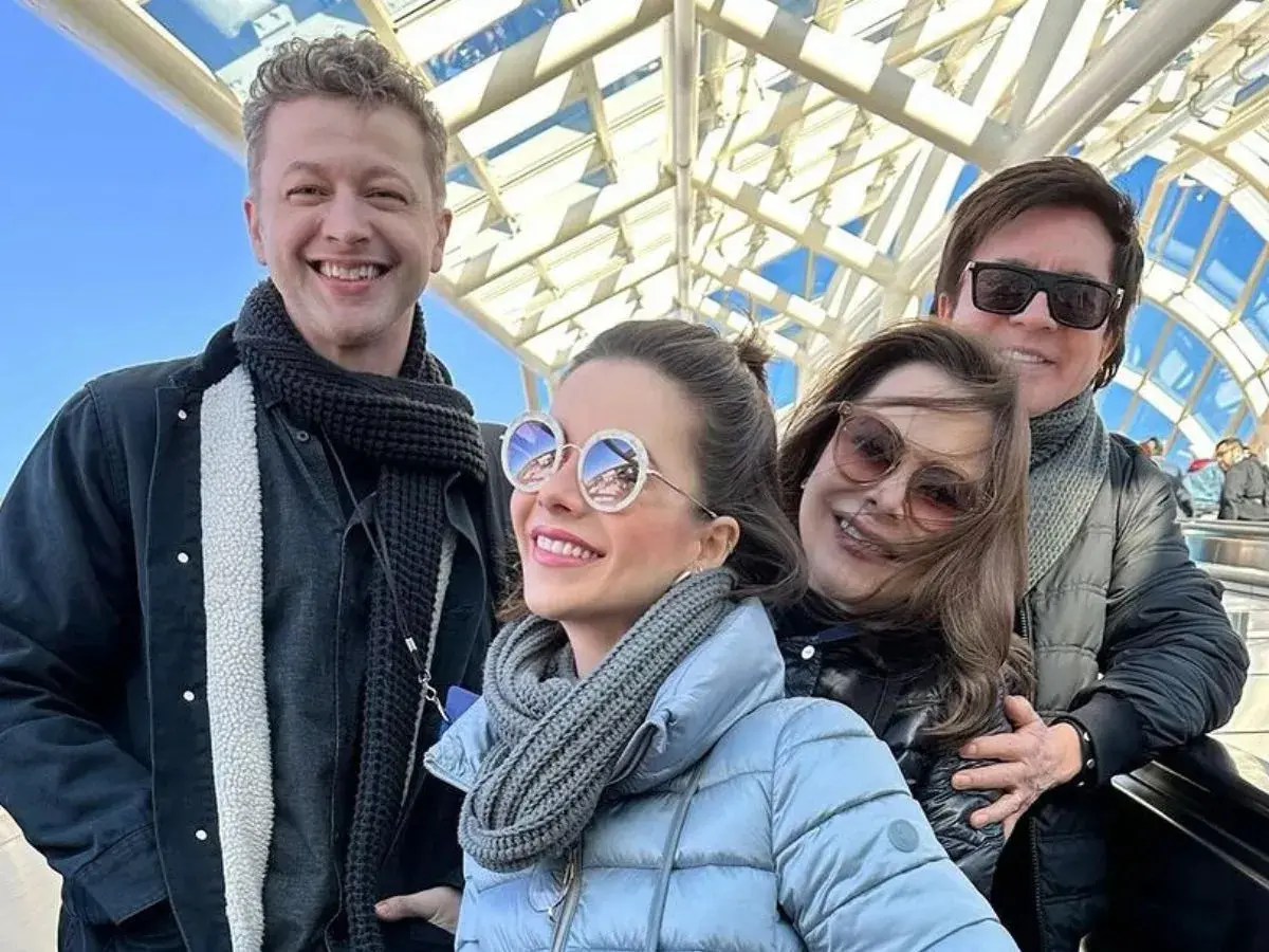 Imagem da notícia: Lucas Lima rebate críticas após viajar com Sandy: 'Infantilidade'