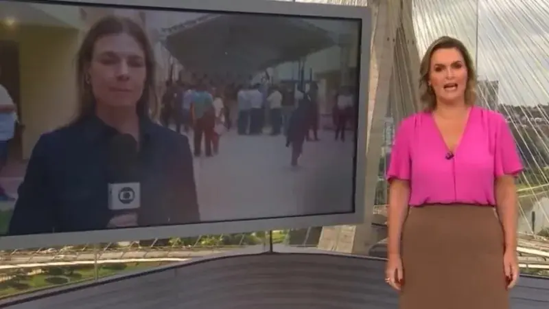 Imagem da notícia: Após anos, repórter Zelda Mello volta a ter nome confundido ao vivo por apresentadora; veja vídeo