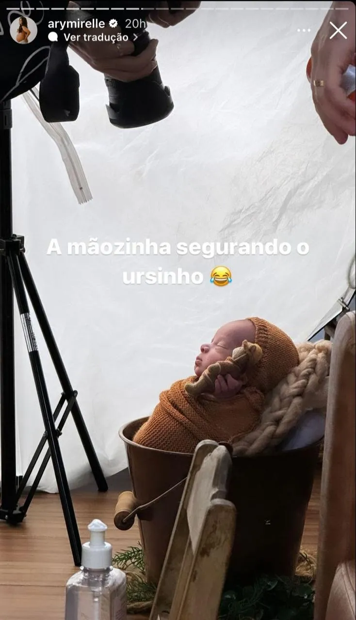 O bebê Jorge nasceu no último dia 17 de janeiro