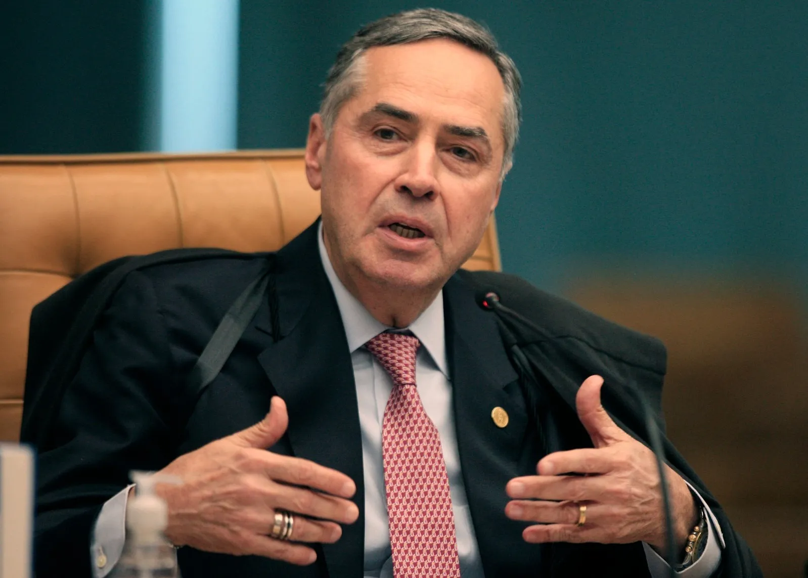 O ministro Luís Roberto Barroso é o atual presidente do Supremo Tribunal Federal