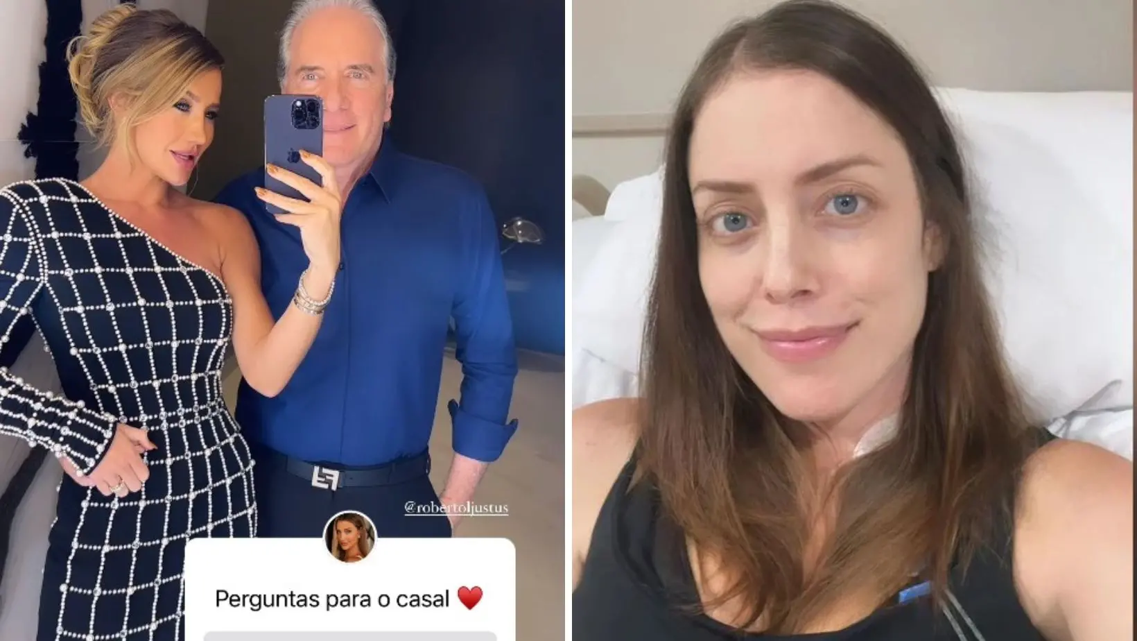 Imagem da notícia: Roberto Justus comenta tratamento de câncer da filha