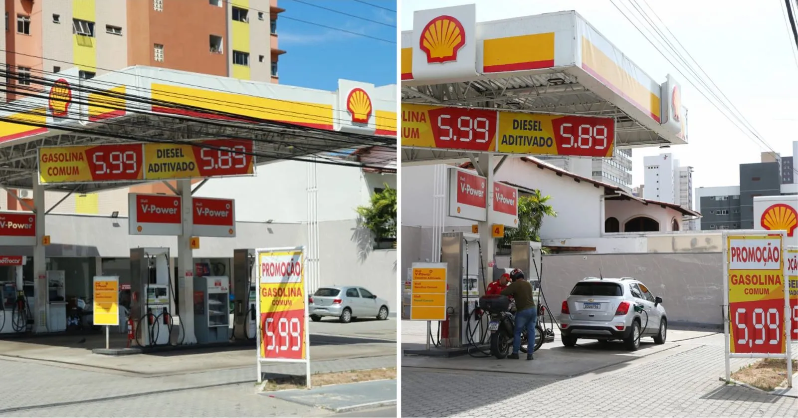 Posto localizado no cruzamento entre a R. Torres Câmara e a R. Dr. José Lourenço