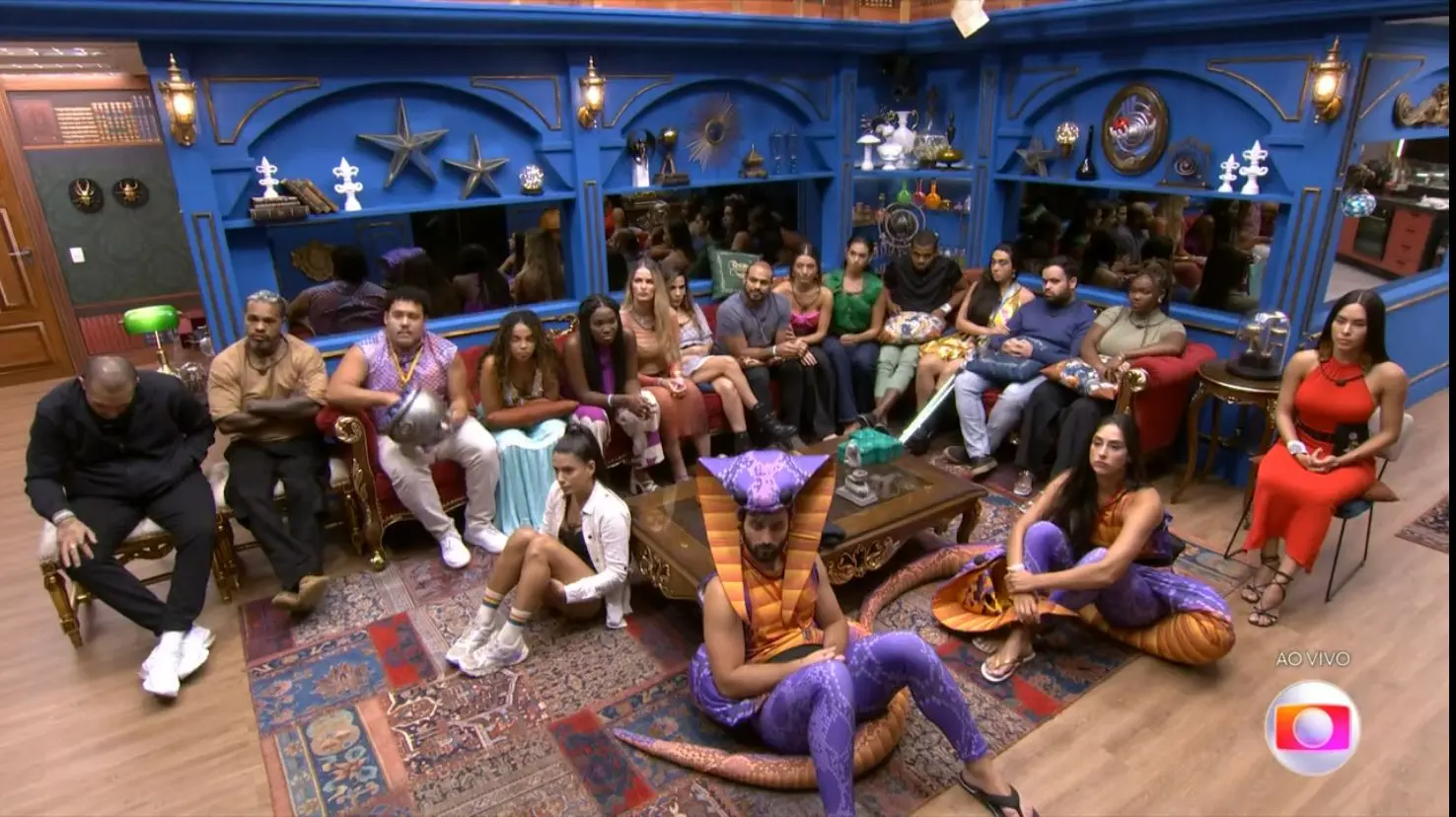 Imagem da notícia: Veja como foi a oitava formação do paredão do BBB 24