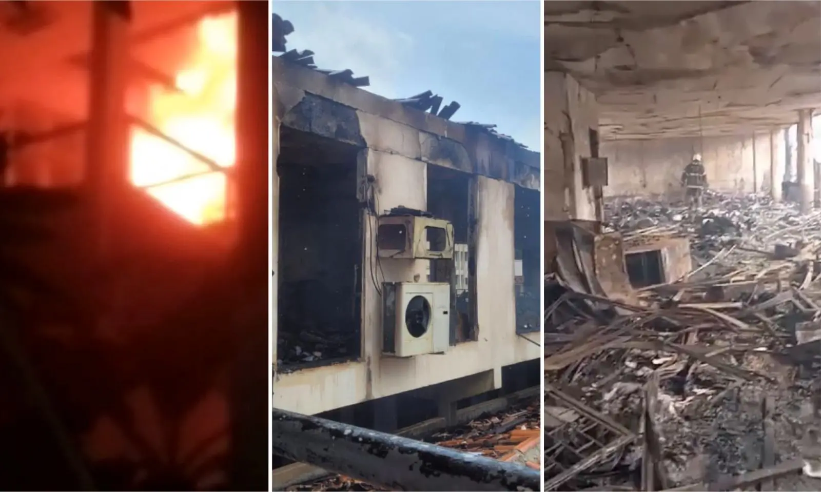 Imagem da notícia: Incêndio de grandes proporções atinge setor administrativo da Uece e causa perda total