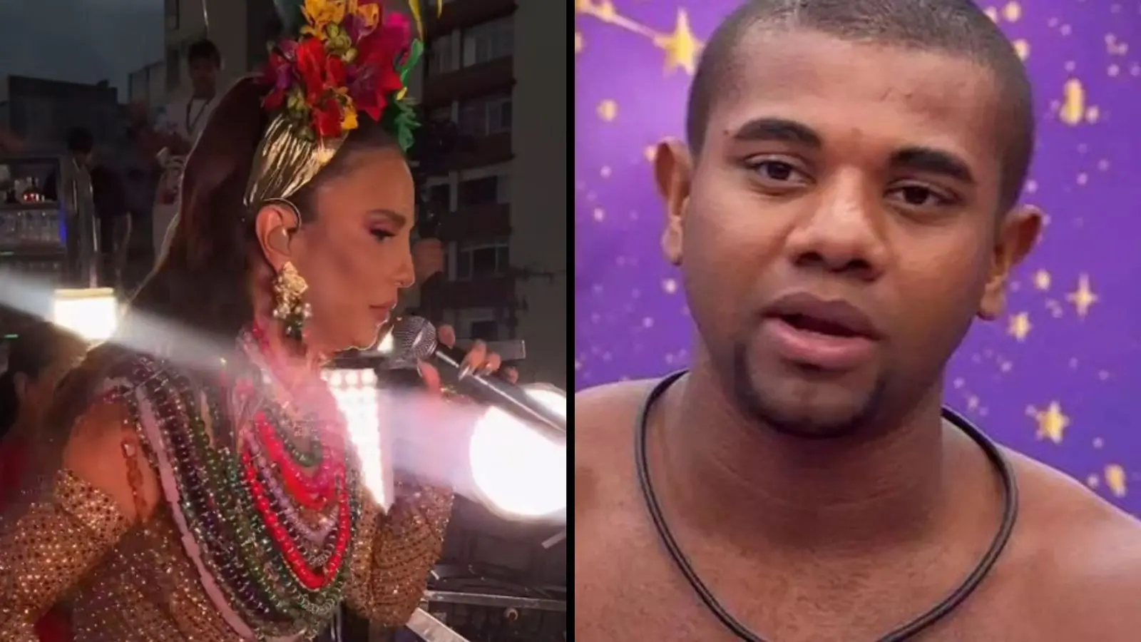 Imagem da notícia: Ivete Sangalo declara torcida para Davi no 'BBB 24': 'Gente de bem, trabalhador'