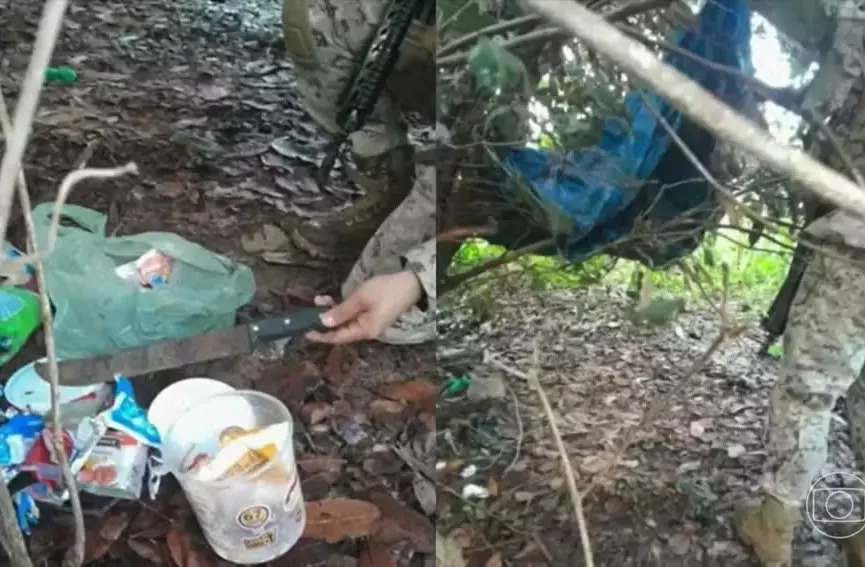 Imagem da notícia: Força-tarefa encontra esconderijo e objetos usados por fugitivos de Mossoró 