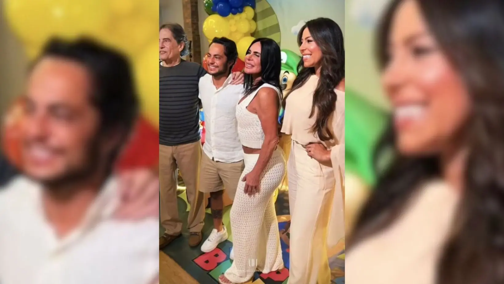 Imagem da notícia: Thammy Miranda aparece ao lado de Gretchen e do pai em foto rara
