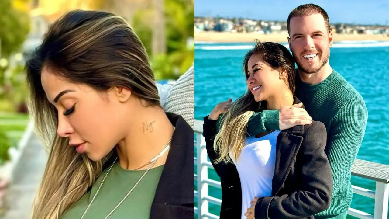 Imagem da notícia: Maíra Cardi tatua nome de Thiago Nigro no pescoço