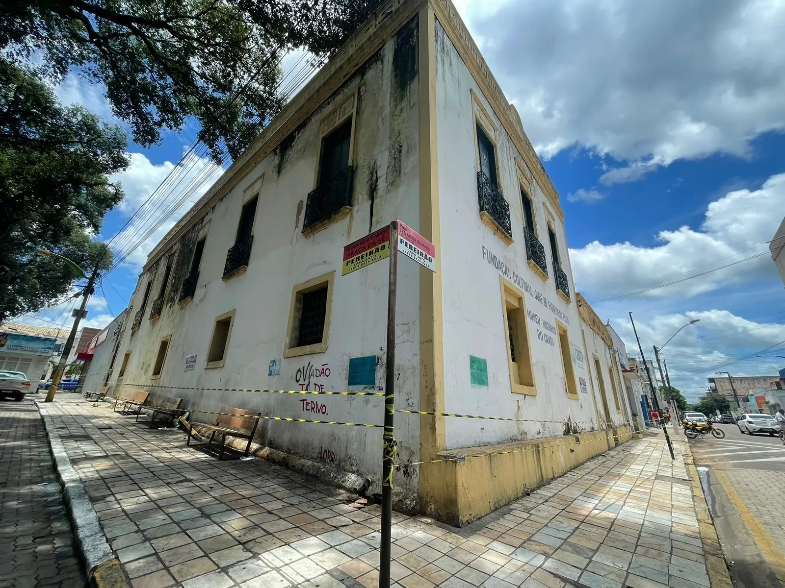 Imagem do Museu do Crato interditado