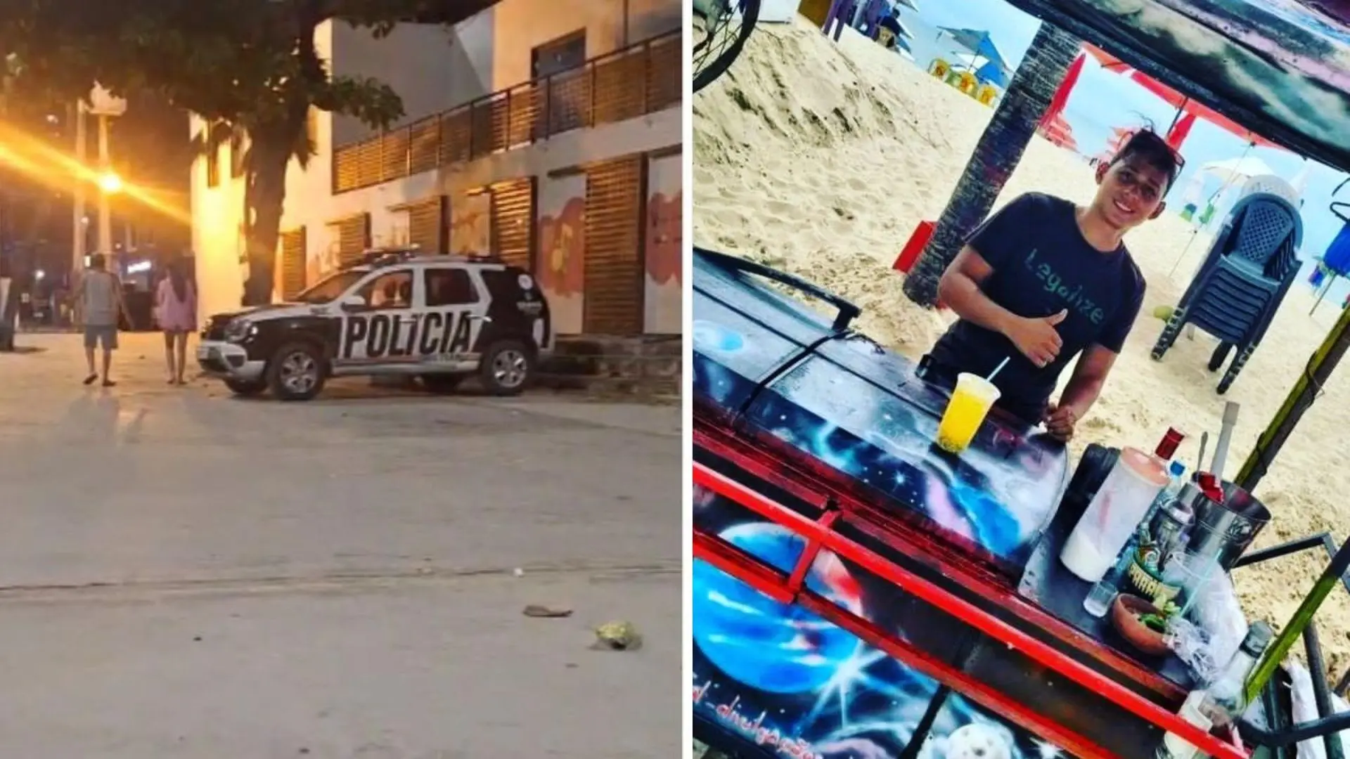 Imagem da notícia: Polícia realiza reconstituição de ação policial em que dono de barraca na Praia de Iracema foi morto