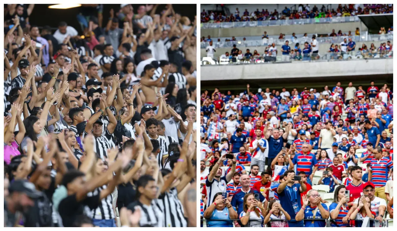 Imagem da notícia: Clássico-Rei entre Fortaleza e Ceará pela final do Cearense tem 37 mil torcedores confirmados