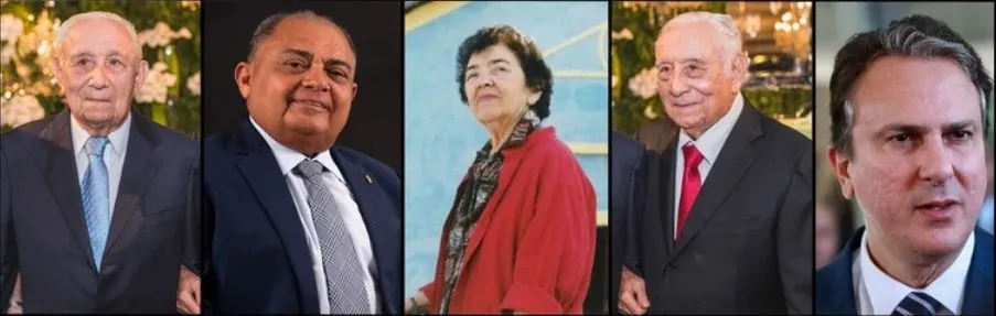 Dos cinco homenageados com comenda do TRE-CE, três são 