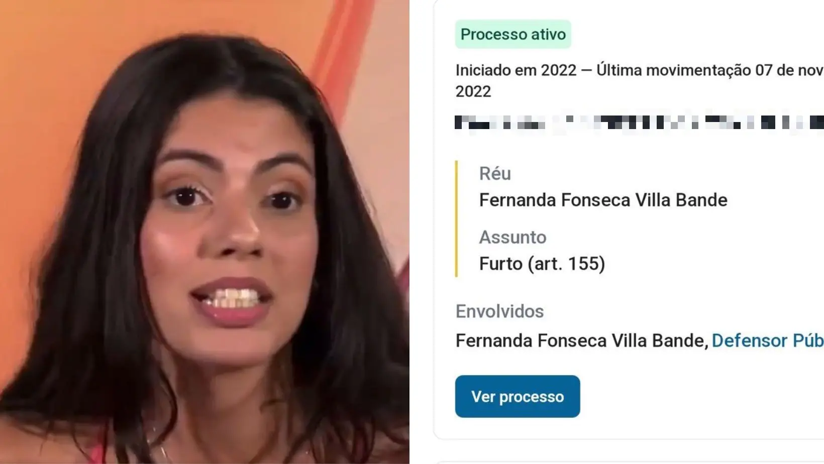 Imagem da notícia: Equipe de Fernanda se posiciona sobre sister ter sido presa antes do BBB 24